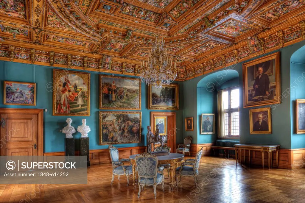 Frederiksborg Castle, interior, Hillerød, Denmark, Europe