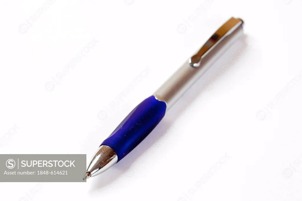 Pen, partly out of focus