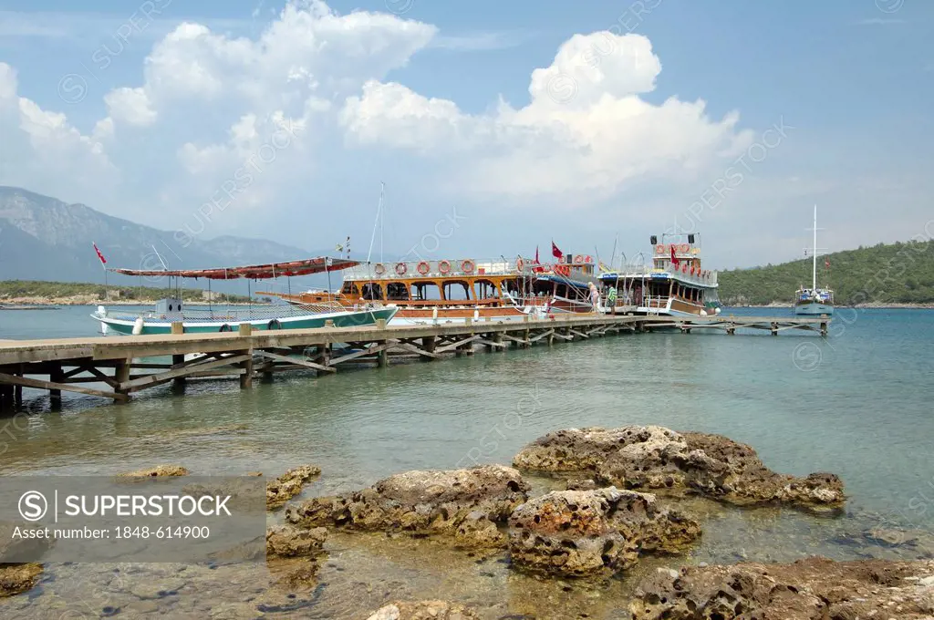Cleopatra beach, Cleopatra island, Aegean Sea, Turkey