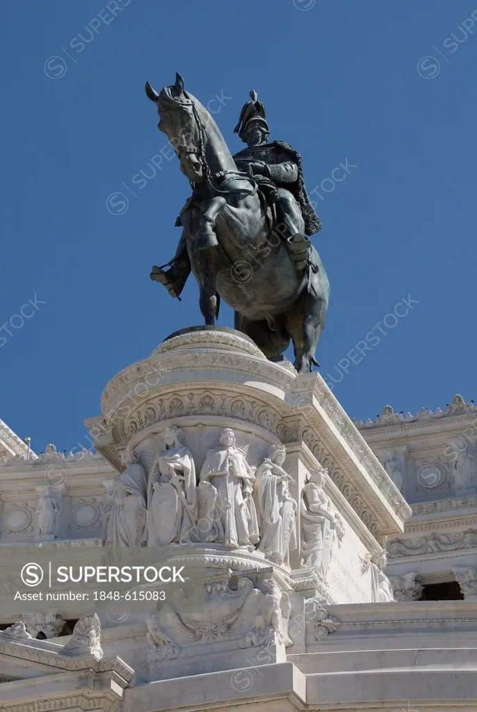 Monument to Vittorio Emanuele II, Piazza Venezia, Rome, Italy, Europe