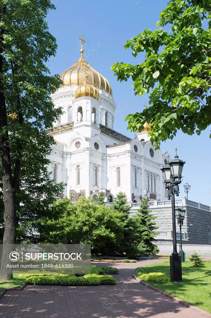 Cathedral of Christ the Saviour, Moscow, Russia, Eurasia