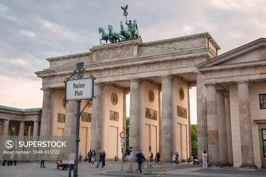 Brandenburg Gate, Berlin, Germany, Europe