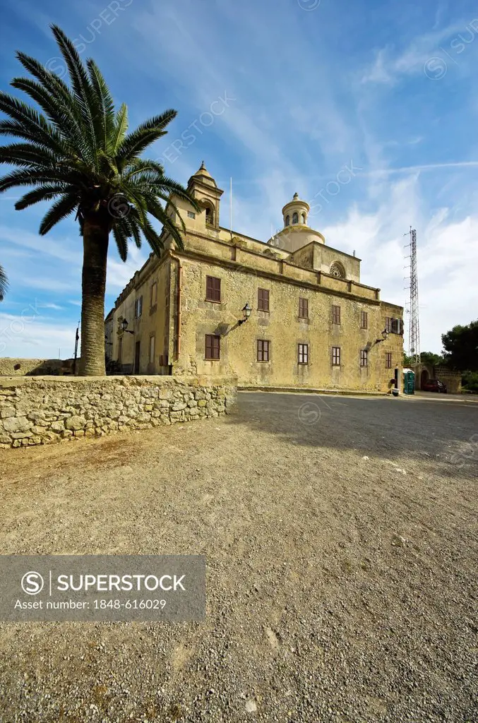 Pilgrimage Church of Ermita de Bonany near the town of Petra, Majorca, Balearic Islands, Spain, Europe