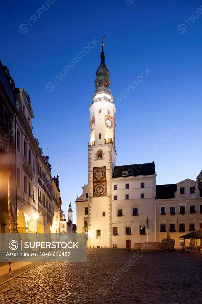 Old town hall, Goerlitz, Upper Lusatia, Lusatia, Saxony, Germany, Europe, PublicGround