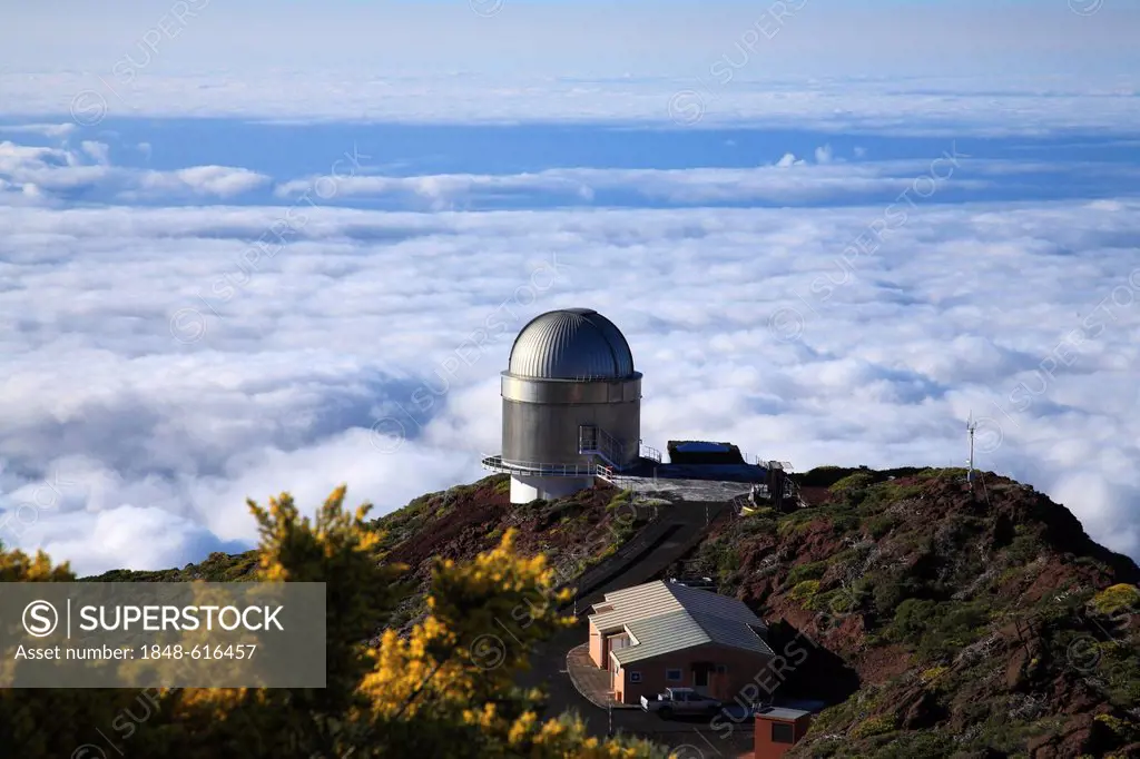 Astronomical observatory of the Roque de los Muchachos, La Palma, Canary Islands, Spain, Europe