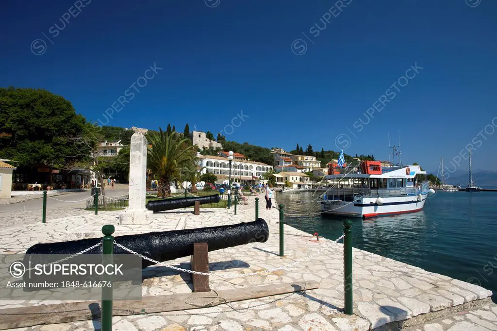 Harbour of Kassiopi, Corfu, Ionian Islands, Greece, Europe
