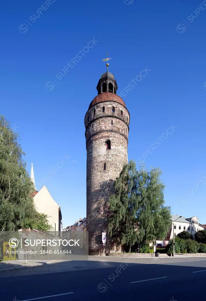 Nikolaiturm tower, Goerlitz, Upper Lusatia, Lusatia, Saxony, Germany, Europe, PublicGround