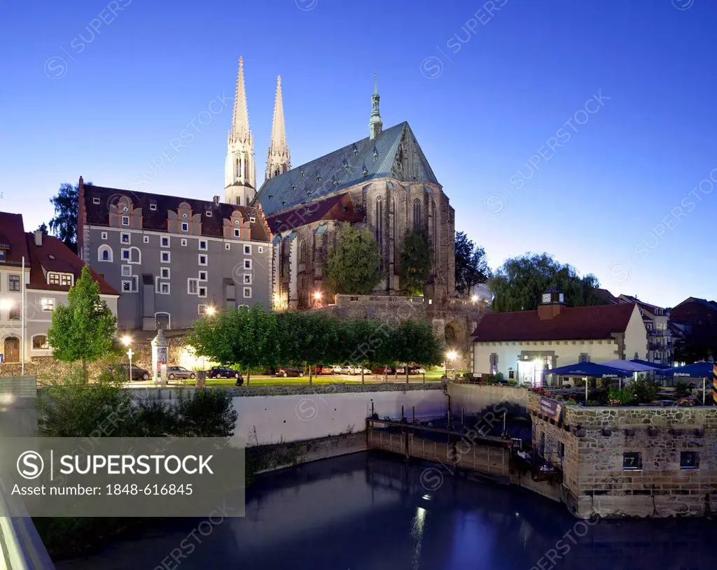 Waidhaus, church of St. Peter and Paul, Goerlitz, Upper Lusatia, Lusatia, Saxony, Germany, Europe, PublicGround