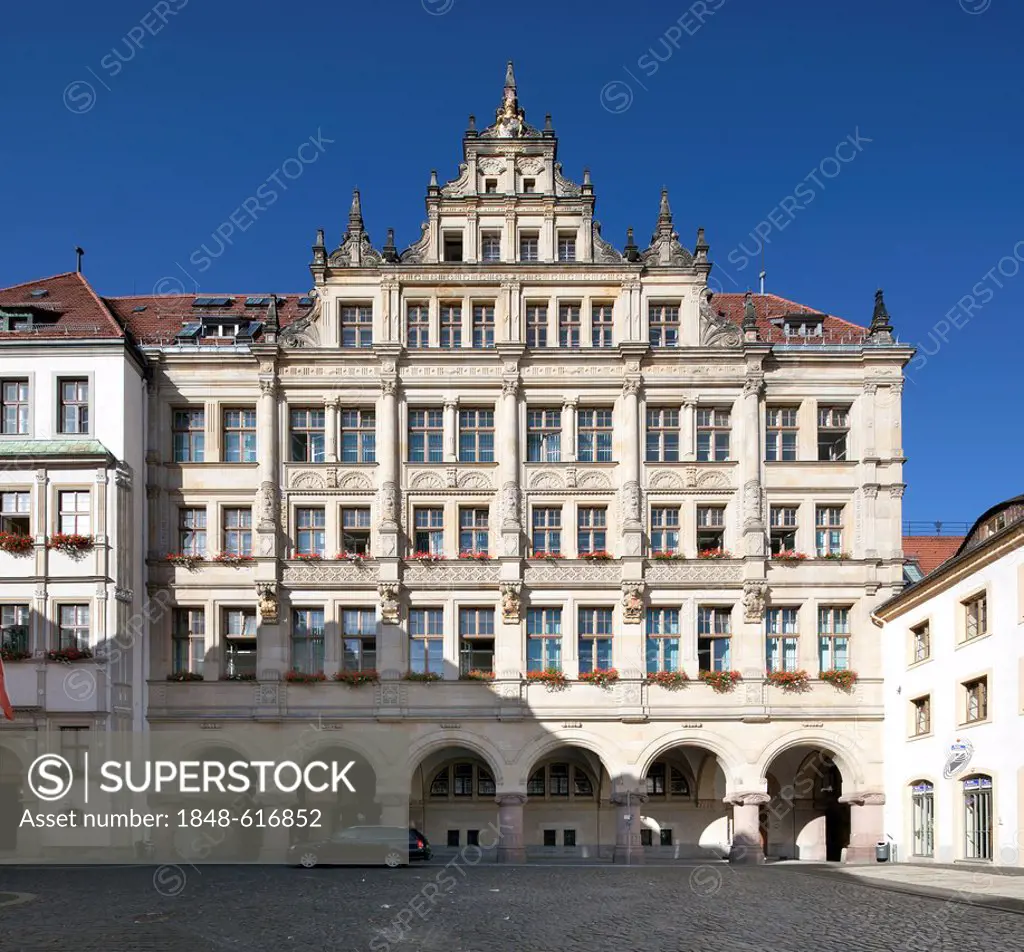 New city hall, Goerlitz, Upper Lusatia, Lusatia, Saxony, Germany, Europe, PublicGround