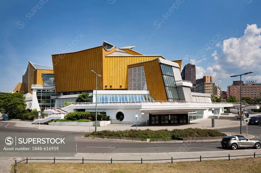 Berliner Philharmonie, Berlin Philharmonic, Kulturforum, cultural forum, Tiergarten district, Berlin, Germany, Europe