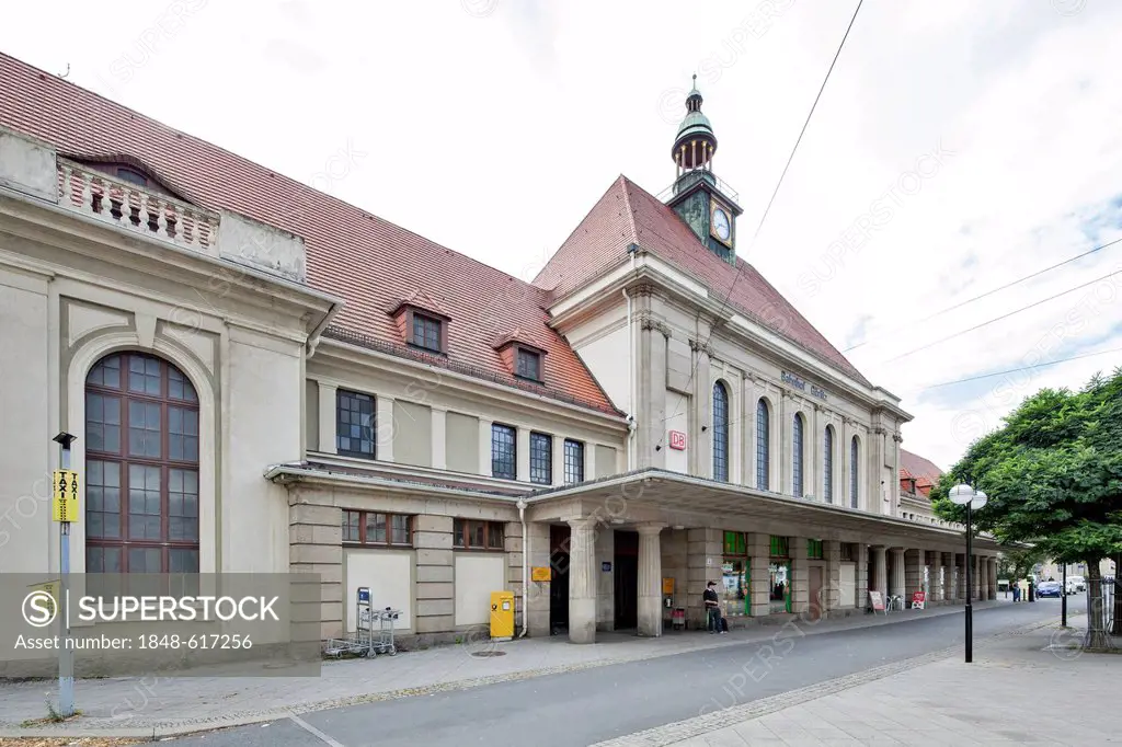 Train station, station building, Goerlitz, Upper Lusatia, Lusatia, Saxony, Germany, Europe, PublicGround