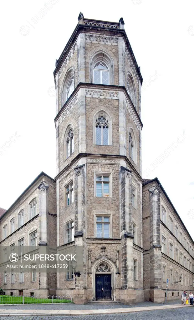 A former Franciscan monastery, a former boys' intermediate school, Goerlitz, Upper Lusatia, Lusatia, Saxony, Germany, Europe, PublicGround