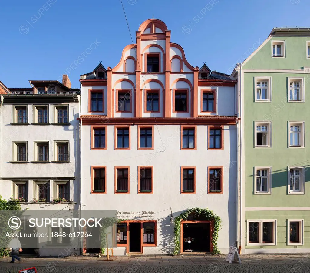 Historic commercial building, Bruederstrasse street, Goerlitz, Upper Lusatia, Lusatia, Saxony, Germany, Europe, PublicGround