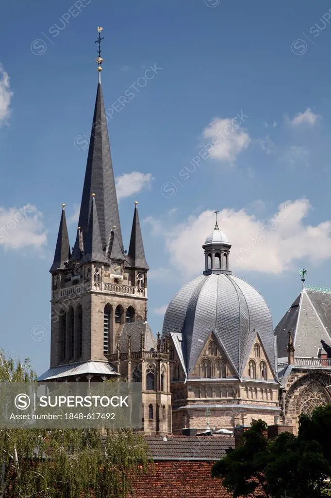 Aachen Cathedral, Aachen, Rhineland, North Rhine-Westphalia, Germany, Europe