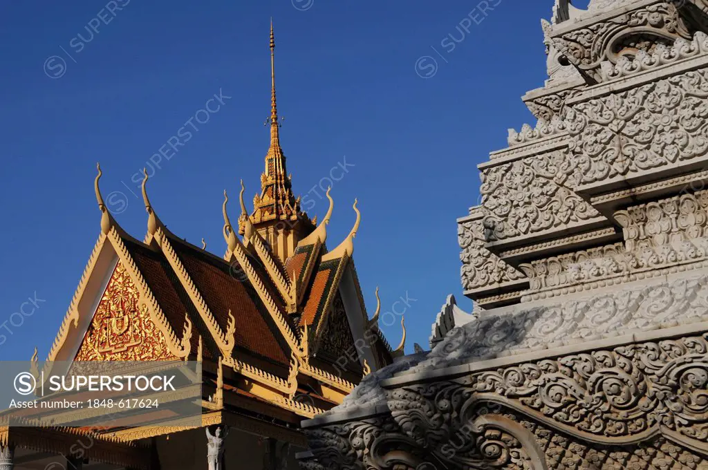 Silver Pagoda, Phnom Penh, Cambodia, Asia