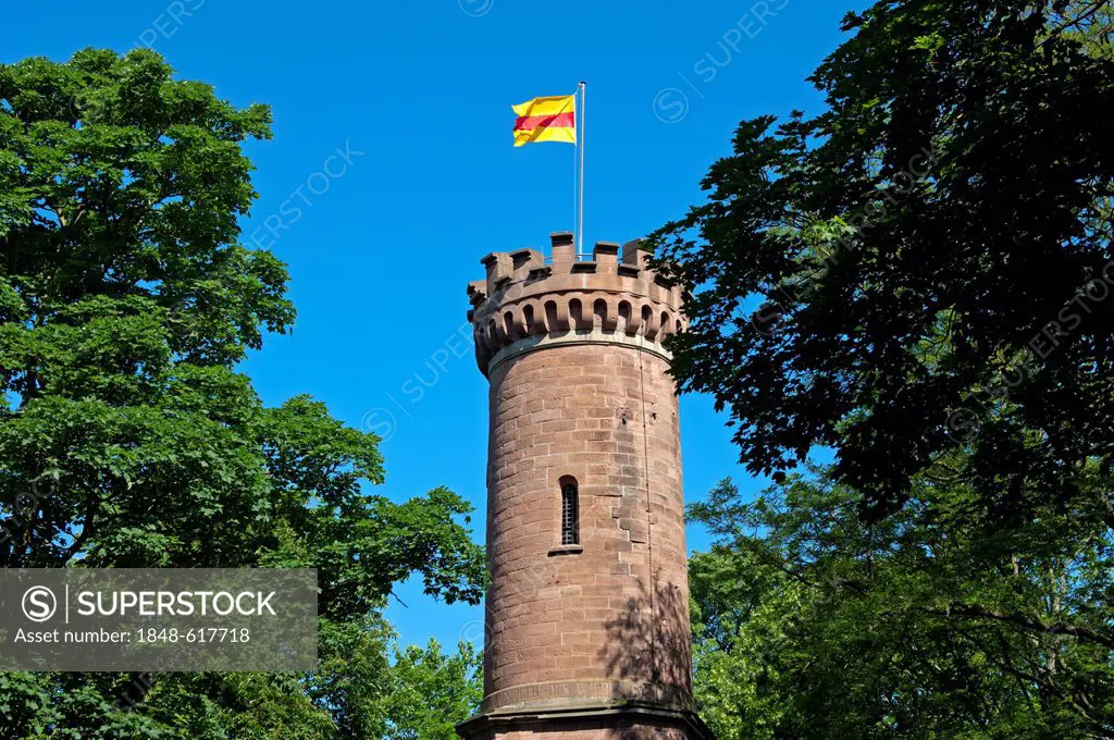 Tulla Tower, Breisach, Baden-Wuerttemberg, Germany, Europe