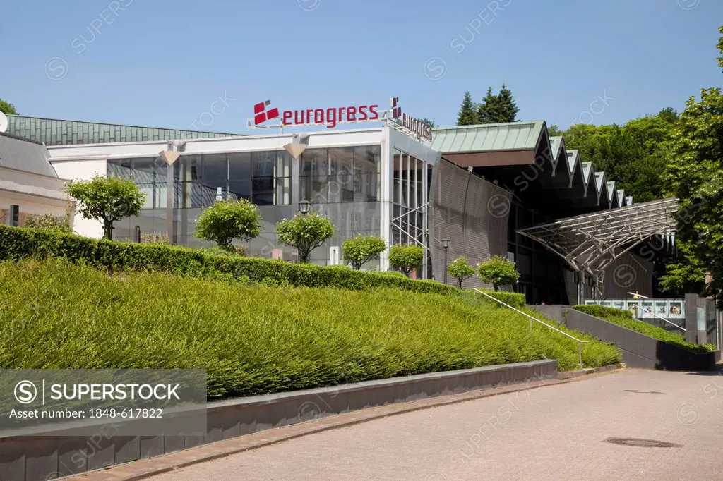Eurogress conference centre, Stadtgarten, Aachen, Rhineland, North Rhine-Westphalia, Germany, Europe, PublicGround