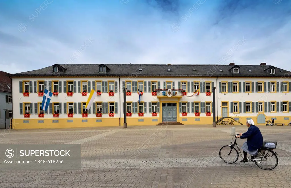 Bishop's Palace, Domplatz square, Speyer, Rhineland-Palatinate, Germany, Europe, PublicGround