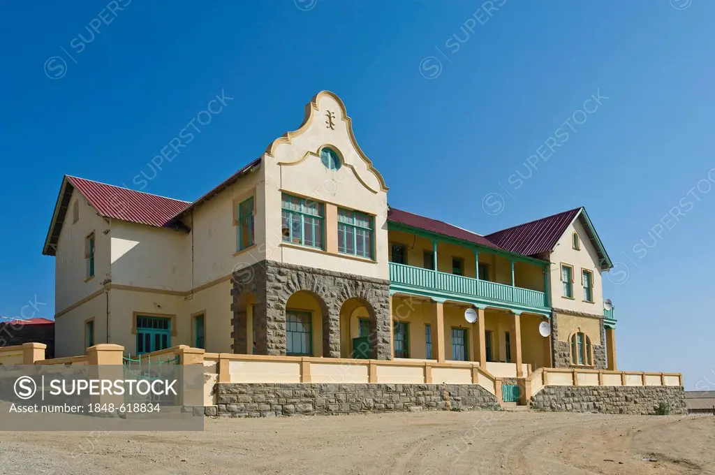 German colonial period building, Luederitz, Namibia, Africa