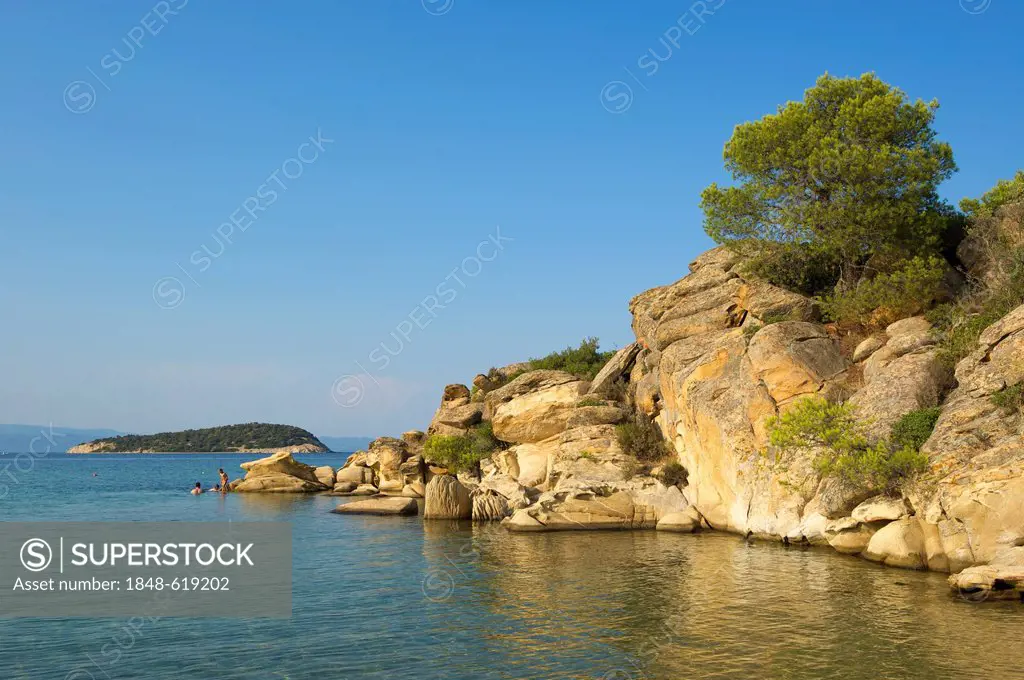 Beach, Talgo Beach, Sithonia, Halkidiki, Greece, Europe