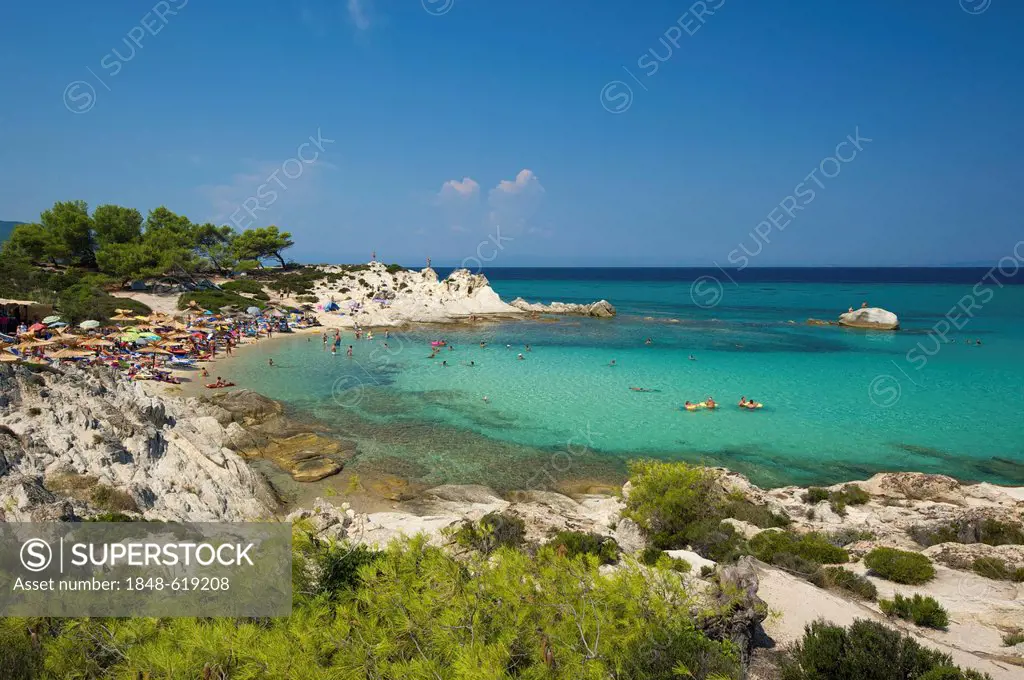 Beach, Portokali Beach, Kavourotypes, Sithonia, Halkidiki, Greece, Europe
