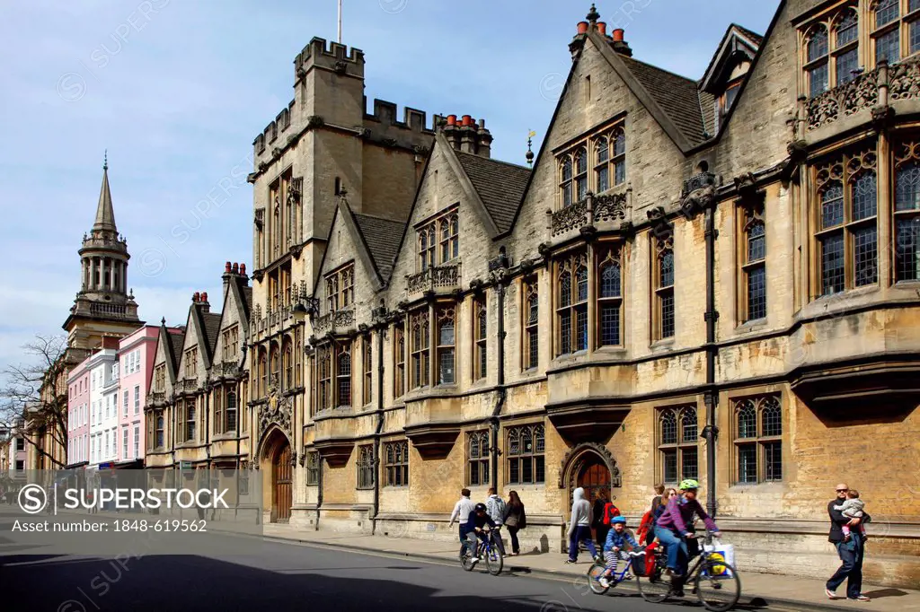 Brasenose College, High Street, inner city, Oxford, Oxfordshire, United Kingdom, Europe