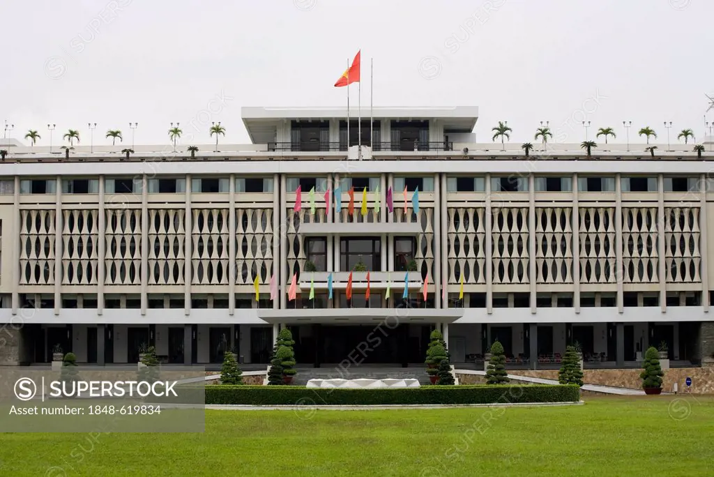 Reunification Palace, Saigon, Ho Chi Minh City, Vietnam, Southeast Asia