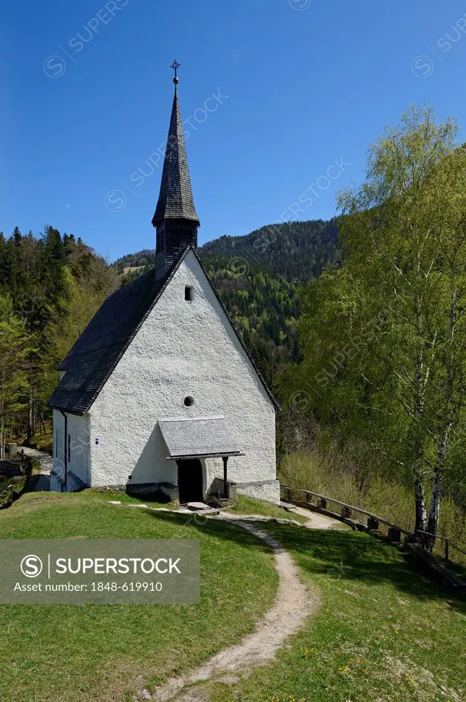 Streichenkircherl church, Chiemgau region, Upper Bavaria, Bavaria, Germany, Europe