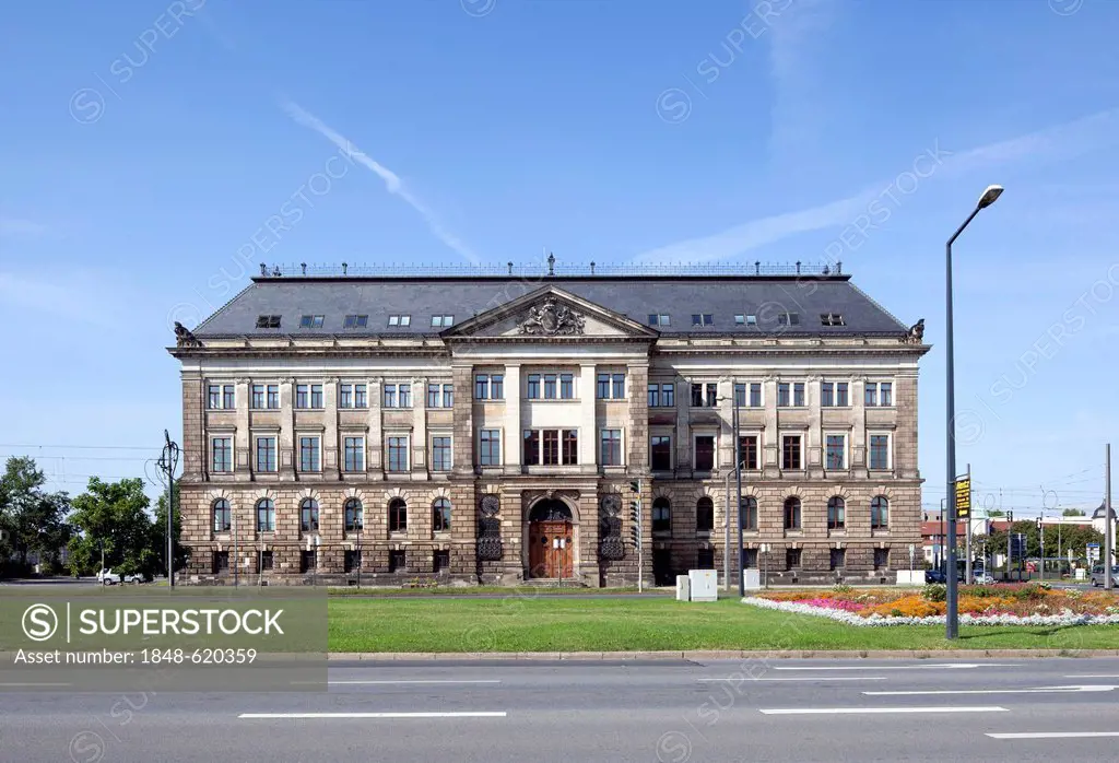 Saxon ministry of finance, Neustadt, Dresden, Saxony, Germany, Europe, PublicGround