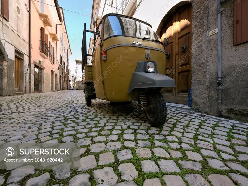 Piaggio Ape, small three-wheeled van, Southern Italy, Italy, Europe, PublicGround