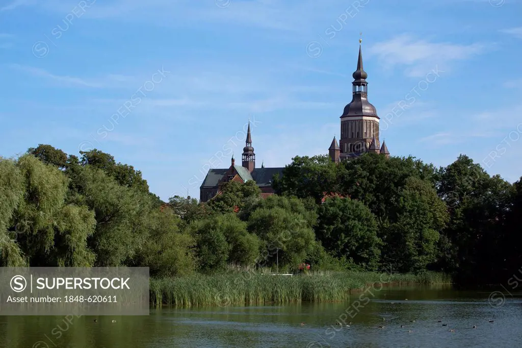 St. Mary's Church, Stralsund, Baltic Coast, Mecklenburg-Western Pomerania, Germany, Europe