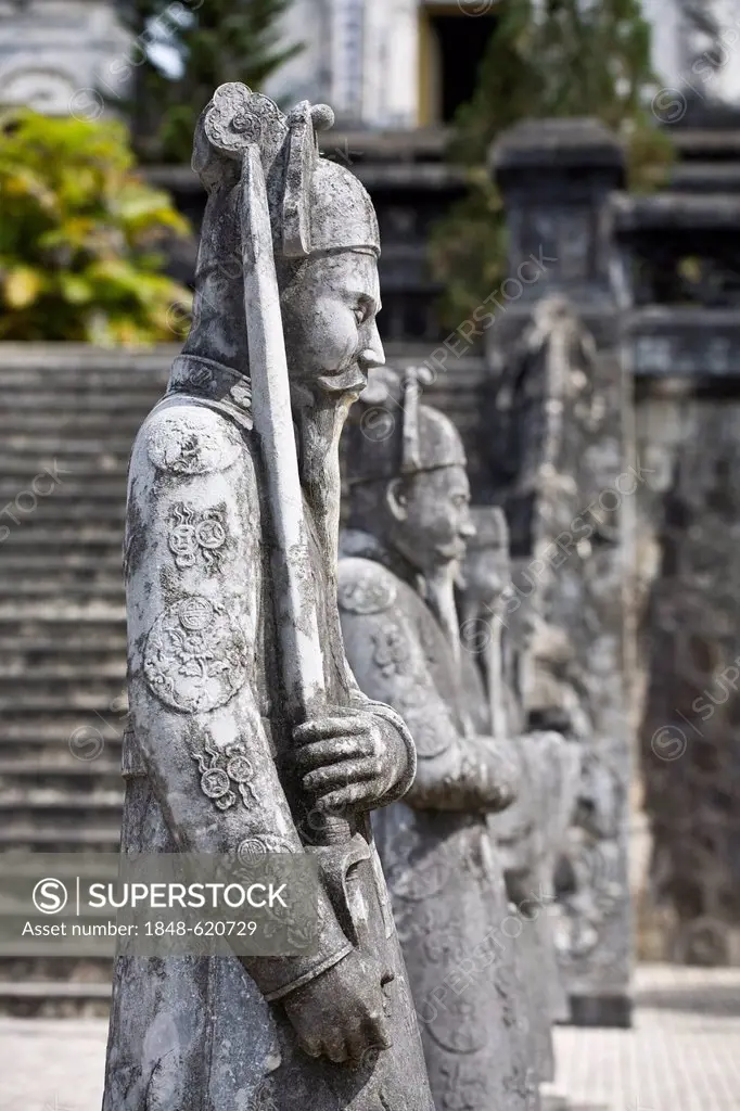 Grave of Emperor Khai Dinh, Hue, Vietnam, Southeast Asia, Asia