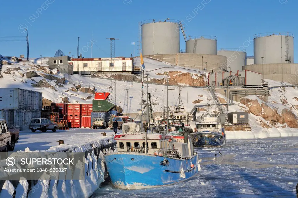 Port, Ilulissat, Greenland, Arctic North America