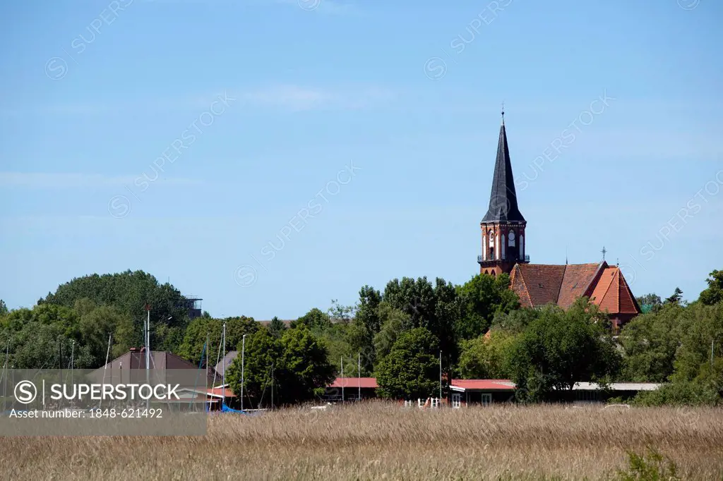 Village church of Wustrow, Fischland, Mecklenburg-Western Pomerania, Germany, Europe