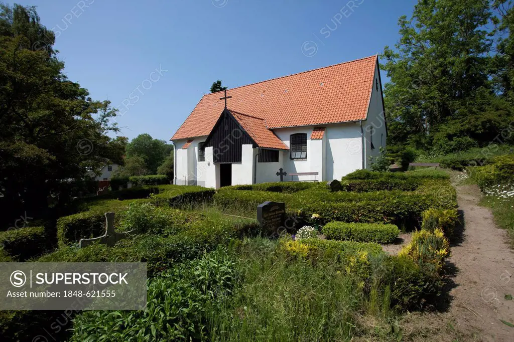 Monastery church, Hiddensee, Mecklenburg-Western Pomerania, Germany, Europe