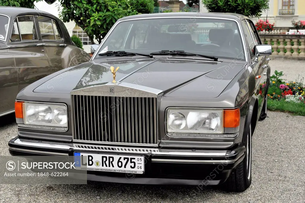 Rolls-Royce Silver Spirit, vintage car, Retro Classics meets Barock 2012, Ludwigsburg, Baden-Wuerttemberg, Germany, Europe