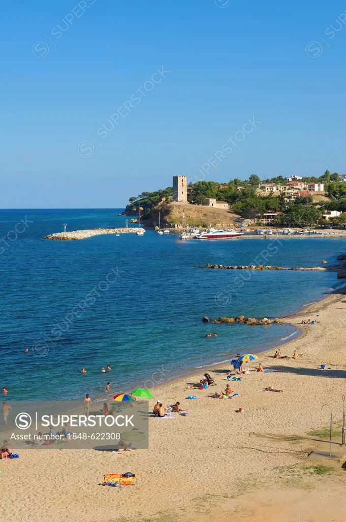 Beach, Nea Fokea, Kassandra, Halkidiki, Greece, Europe