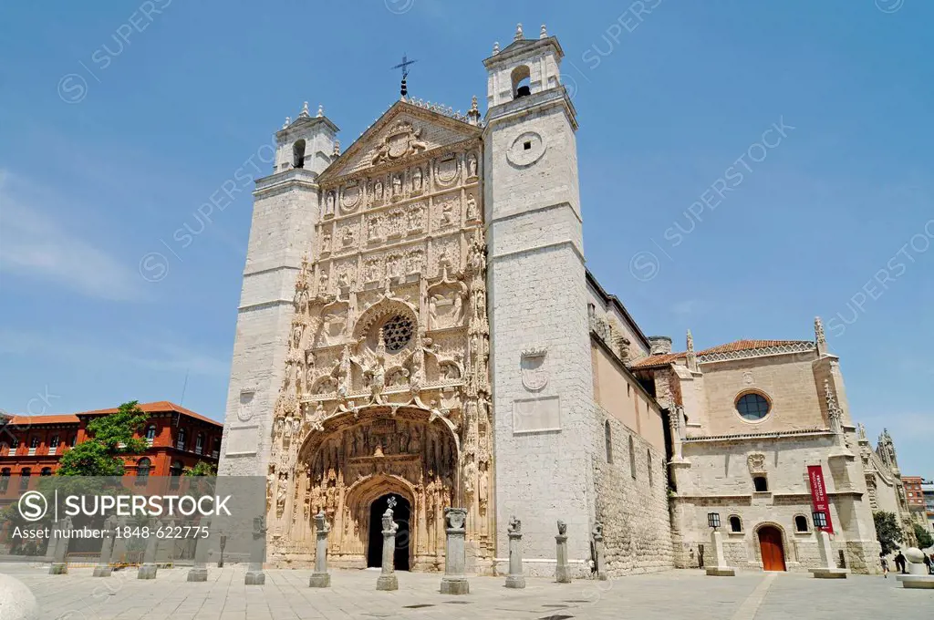 San Pablo Church, Colegio de San Gregorio, Museo Nacional de Escultura, sculpture museum, Valladolid, Castile and León, Spain, Europe, PublicGround