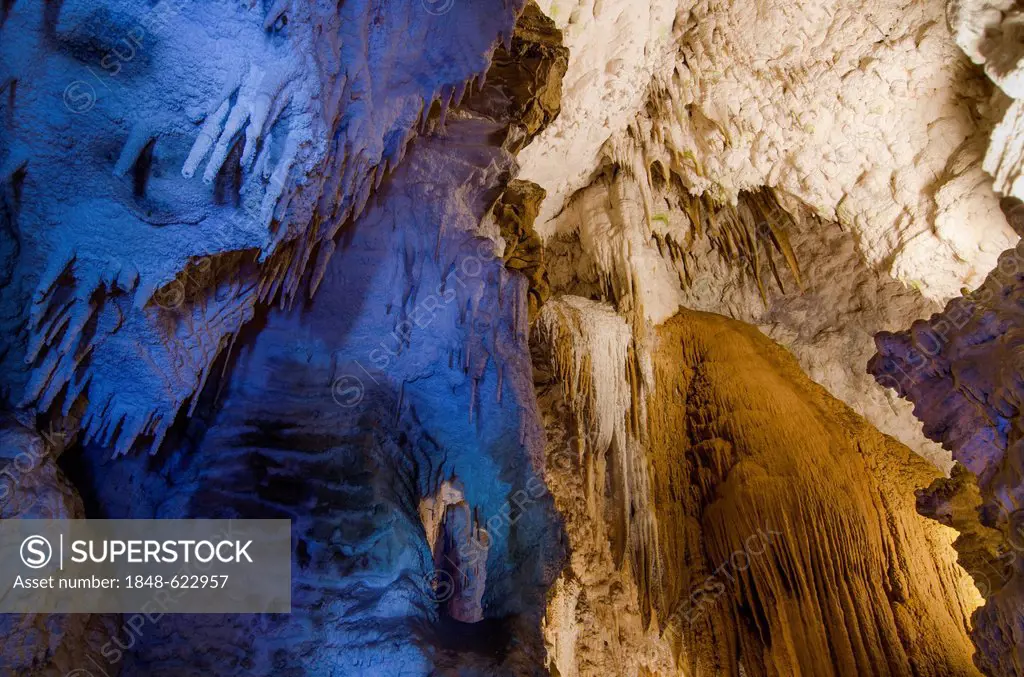 Waitomo Caves, stalagmites, Waitomo, North Island, New Zealand