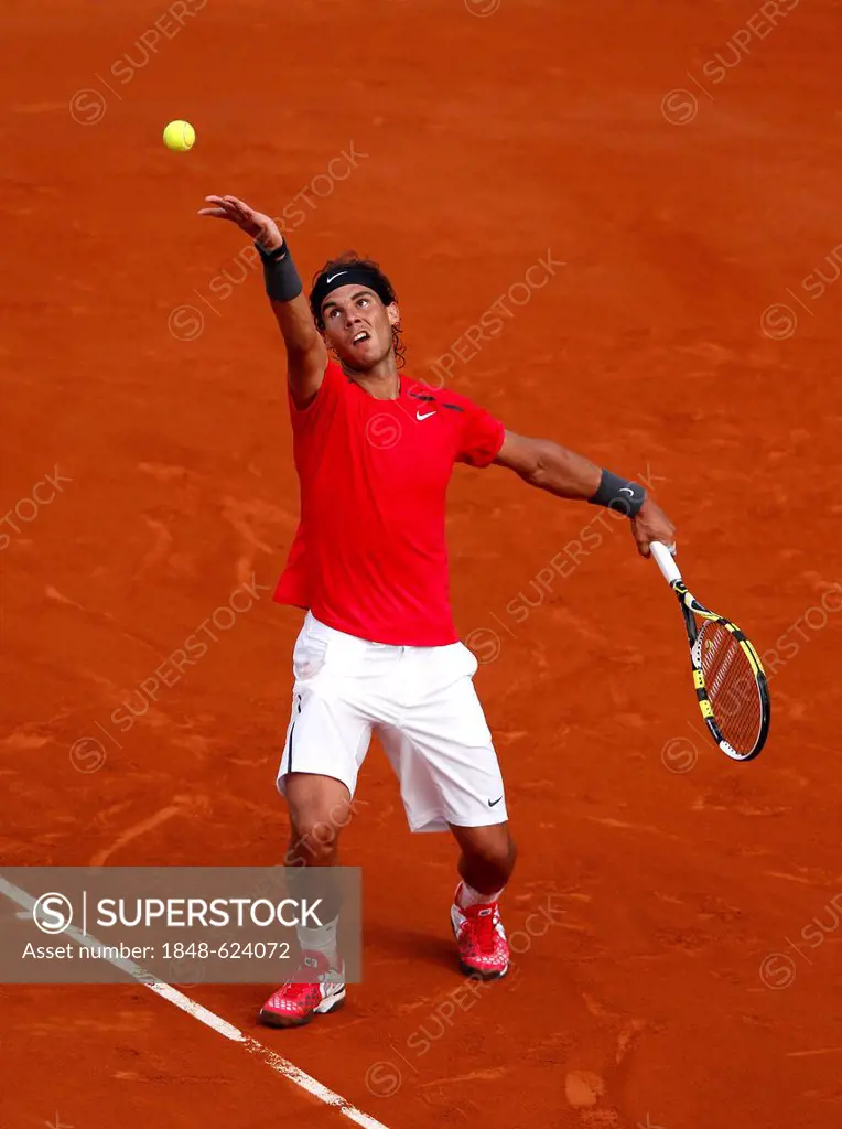 Rafael Nadal, ESP, French Open 2012, ITF Grand Slam tennis tournament, Roland Garros, Paris, France, Europe
