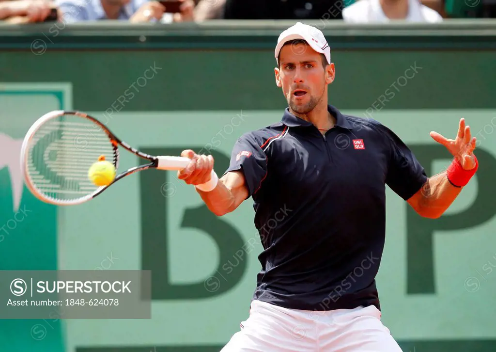 Noval Djokovic, SRB, French Open 2012, ITF Grand Slam tennis tournament, Roland Garros, Paris, France, Europe