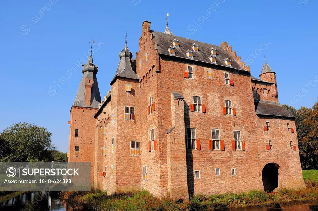 Doorwerth Castle, Doorwerth, Renkum, Gelderland, Netherlands, Europe