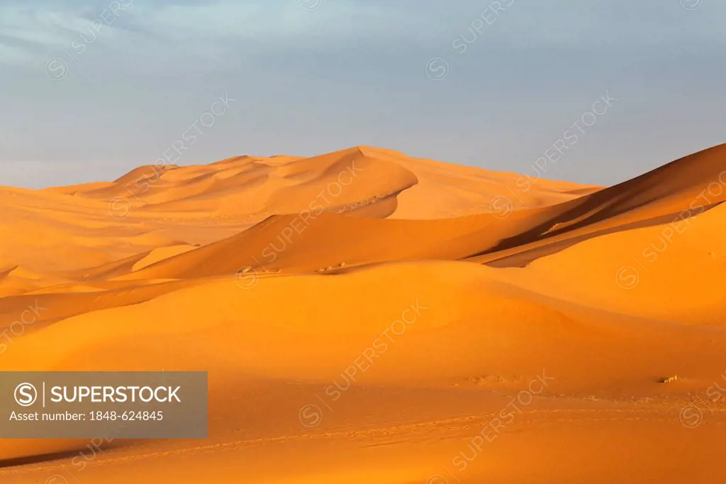 Sand dunes of Erg Chebbi, Erfoud, Meknes-Tafilalet, Morocco, Maghreb, North Africa, Africa