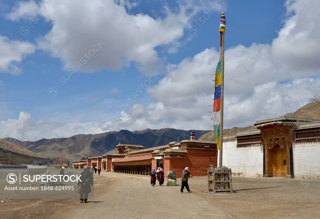 Tibetan Buddhism, Labrang Monastery, Xiahe, Gansu, formerly Amdo, Tibet, China, Asia