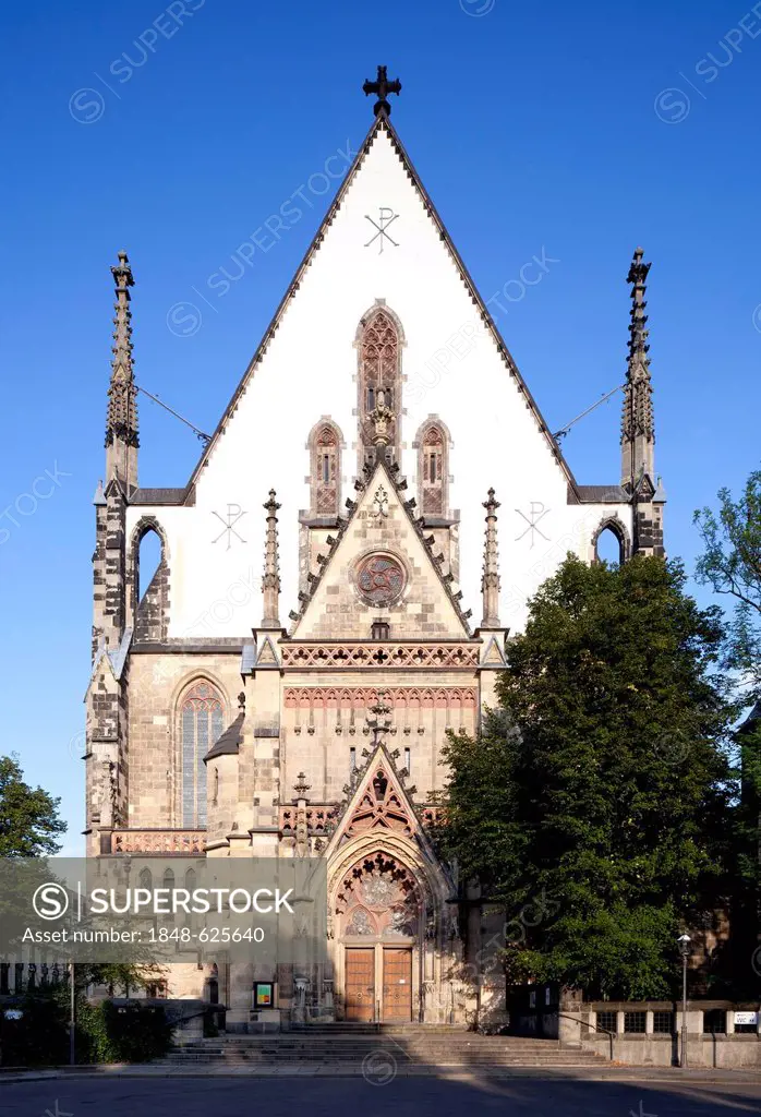 St. Thomas Church, Leipzig, Saxony, Germany, Europe, PublicGround