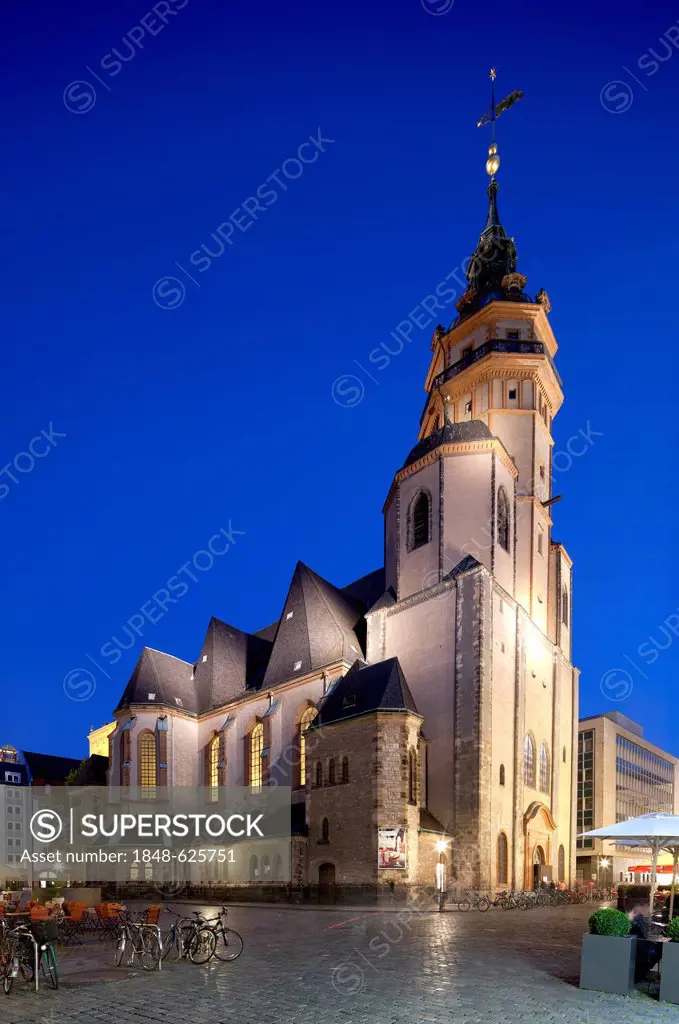 St. Nicholas Church, Leipzig, Saxony, Germany, Europe, PublicGround