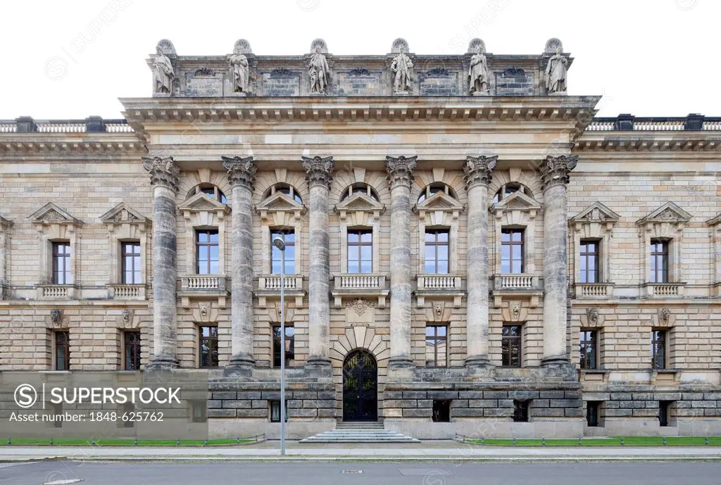 Federal Administrative Court of Germany, building of the former Imperial Court of Justice, Leipzig, Saxony, Germany, Europe, PublicGround