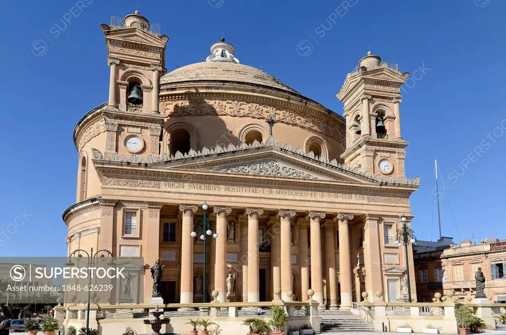 Rotunda of Santa Marija Assunta in Mosta, Malta, Europe