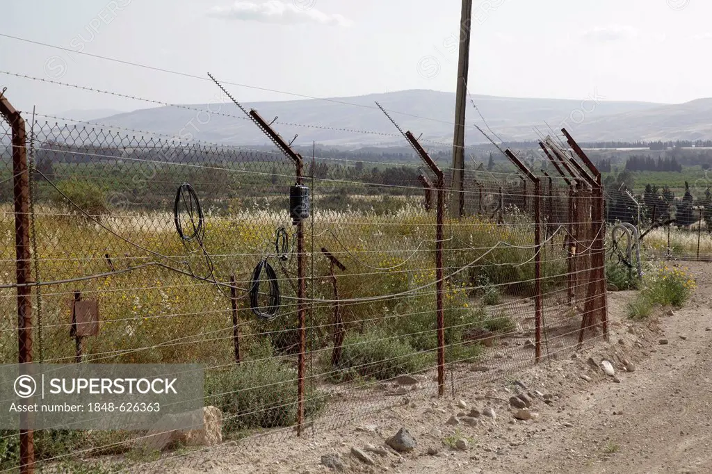 Jordanian border near Hamat Gader, Israel, Middle East