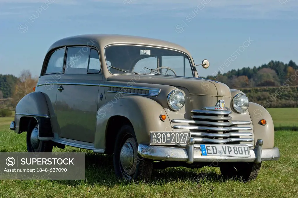 Vintage Opel Olympia, built in c. 1950, PublicGround